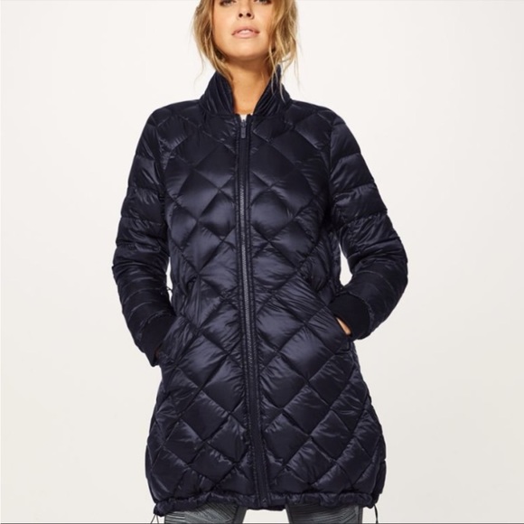 lululemon athletica Jackets & Coats Lululemon 4 No Shivers Reversible Down Long Bomber